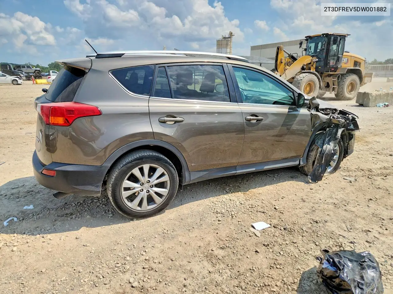 2013 Toyota Rav4 Limited VIN: 2T3DFREV5DW001882 Lot: 61144226