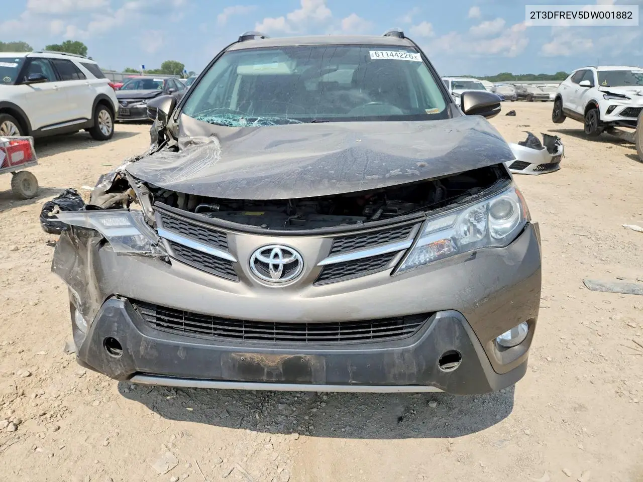 2013 Toyota Rav4 Limited VIN: 2T3DFREV5DW001882 Lot: 61144226