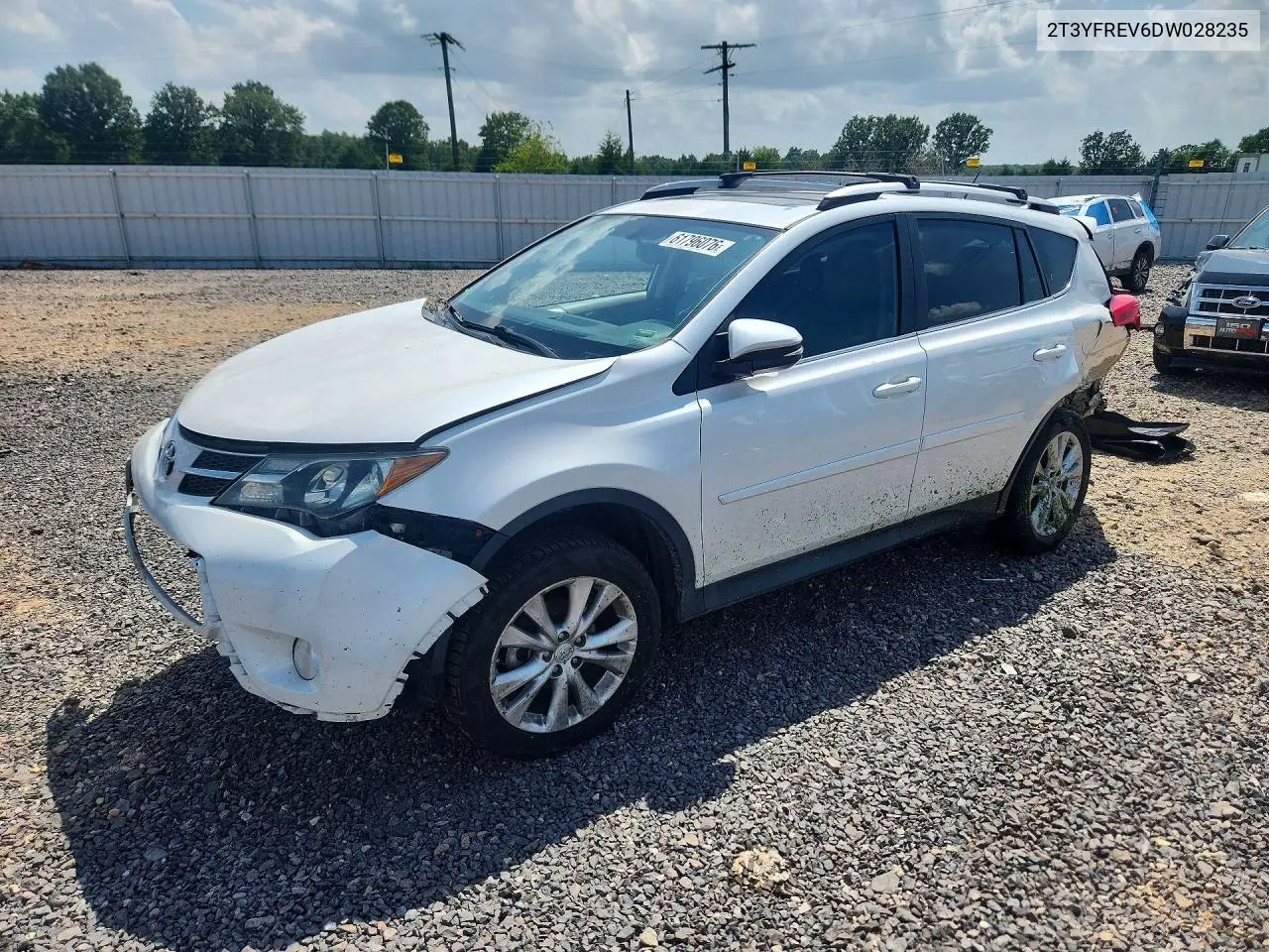 2013 Toyota Rav4 Limited VIN: 2T3YFREV6DW028235 Lot: 61796076
