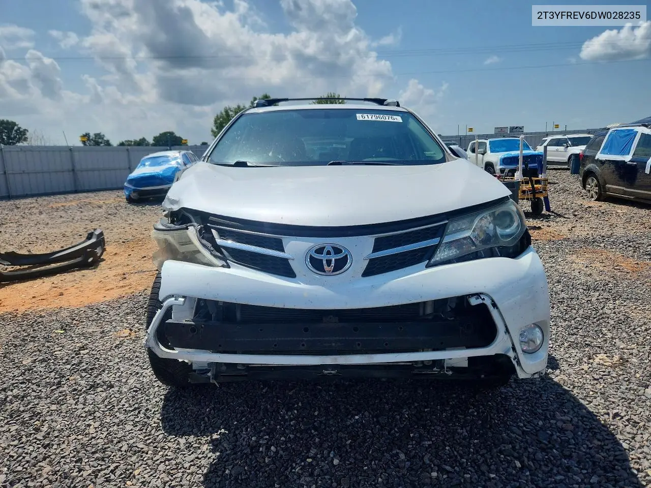 2013 Toyota Rav4 Limited VIN: 2T3YFREV6DW028235 Lot: 61796076