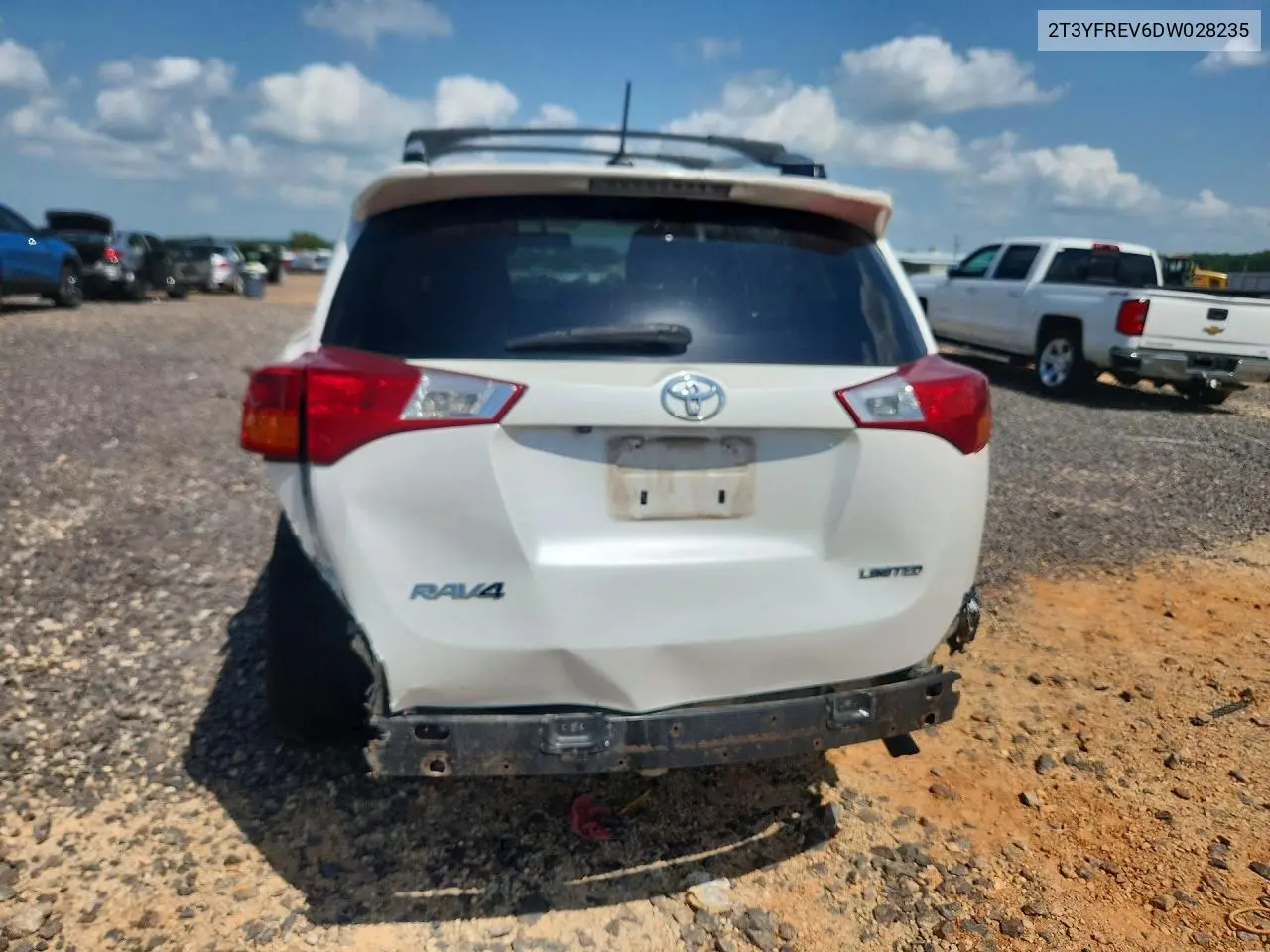 2013 Toyota Rav4 Limited VIN: 2T3YFREV6DW028235 Lot: 61796076