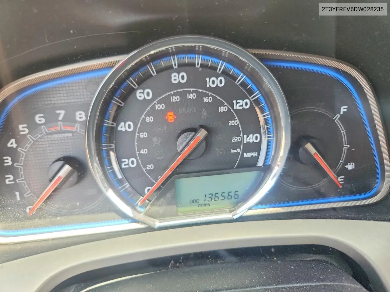 2013 Toyota Rav4 Limited VIN: 2T3YFREV6DW028235 Lot: 61796076