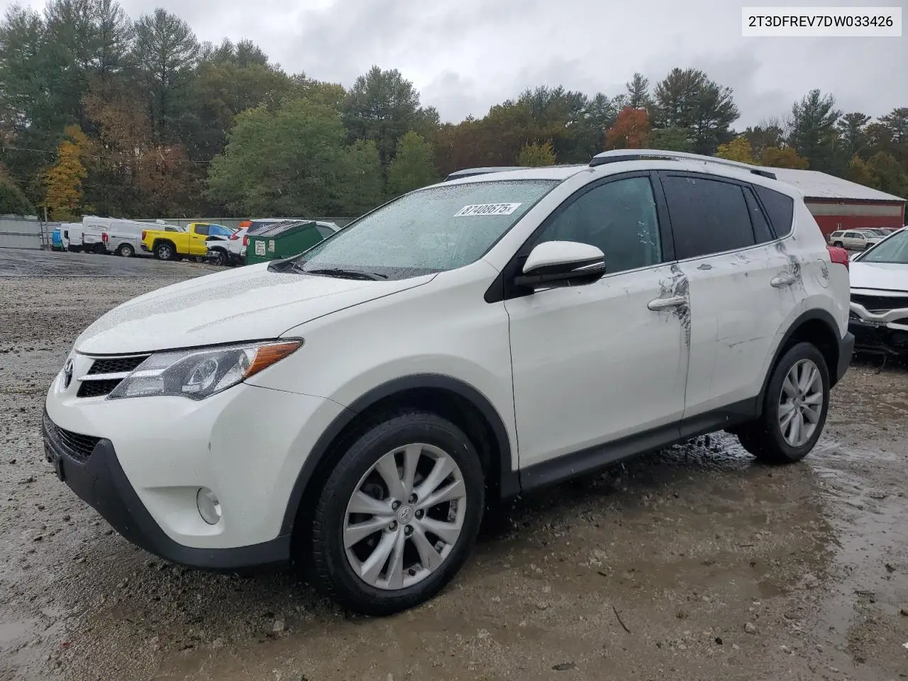 2T3DFREV7DW033426 2013 Toyota Rav4 Limited
