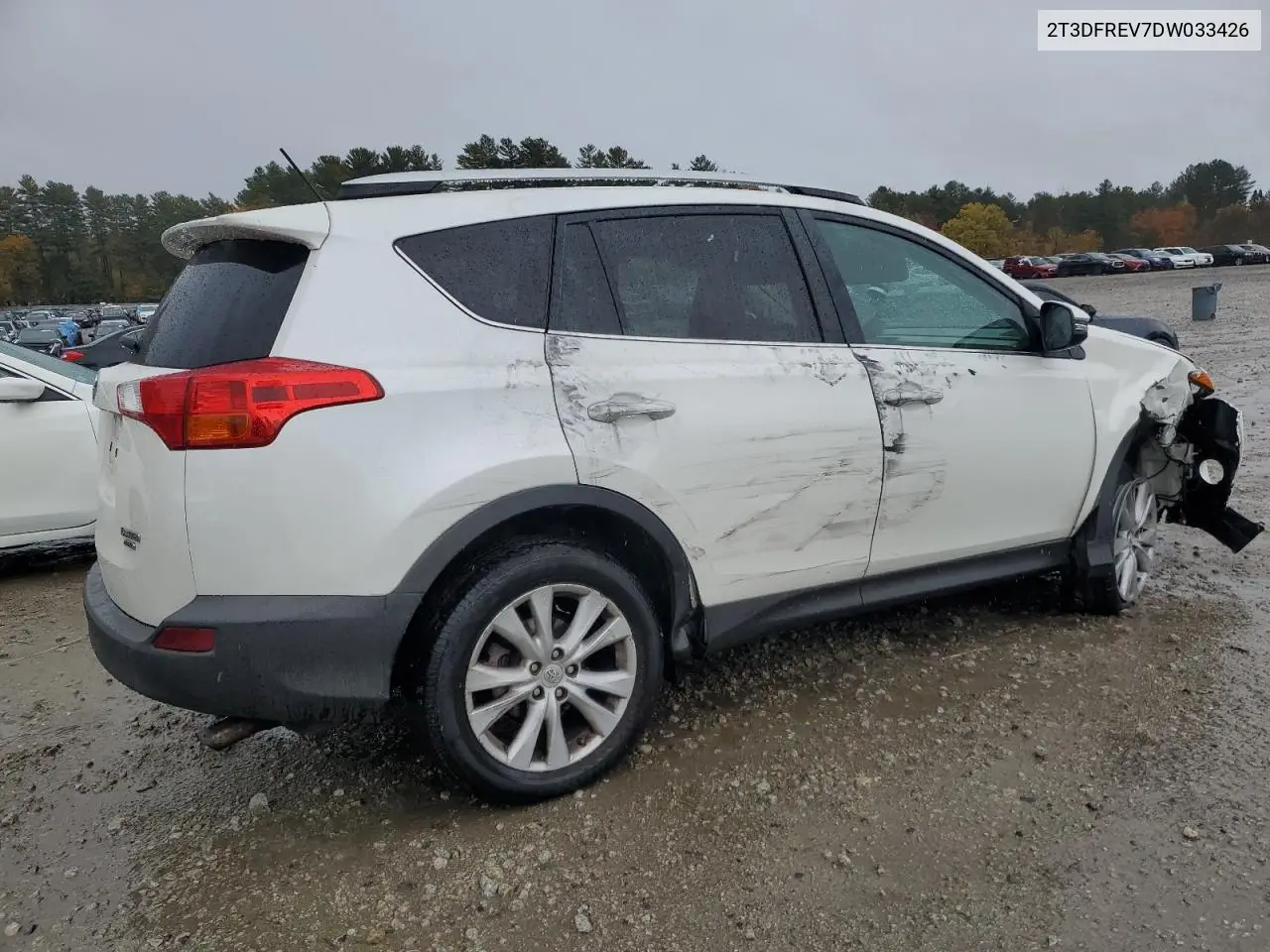 2T3DFREV7DW033426 2013 Toyota Rav4 Limited