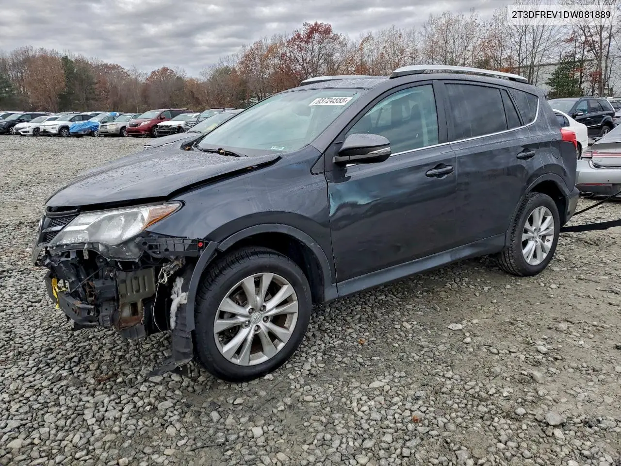 2T3DFREV1DW081889 2013 Toyota Rav4 Limited