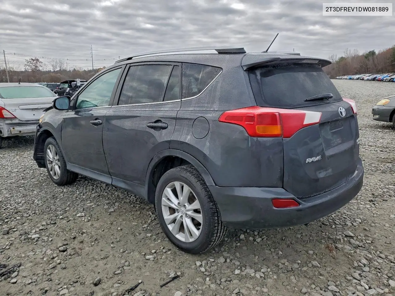 2T3DFREV1DW081889 2013 Toyota Rav4 Limited