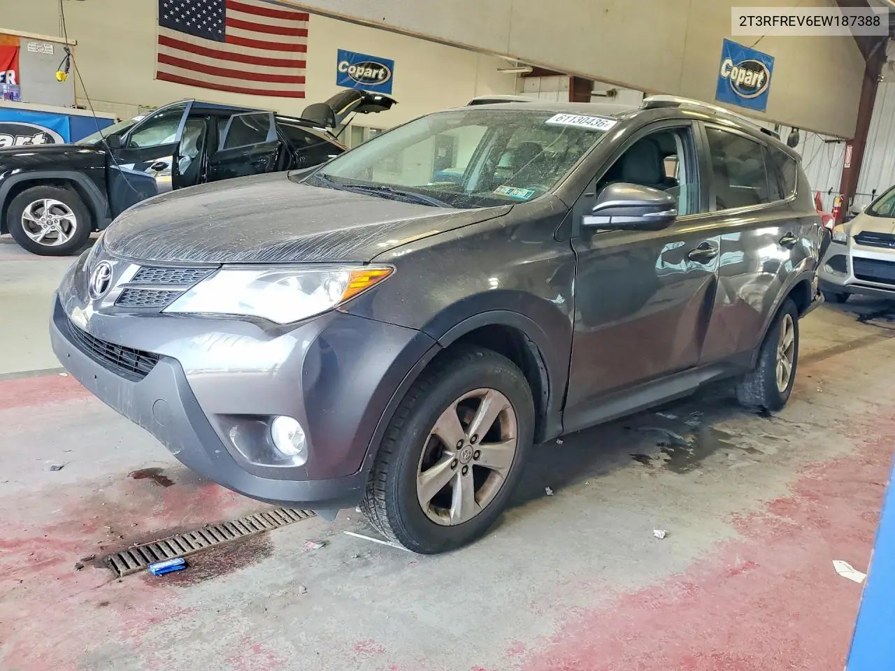2014 Toyota Rav4 Xle VIN: 2T3RFREV6EW187388 Lot: 61130436