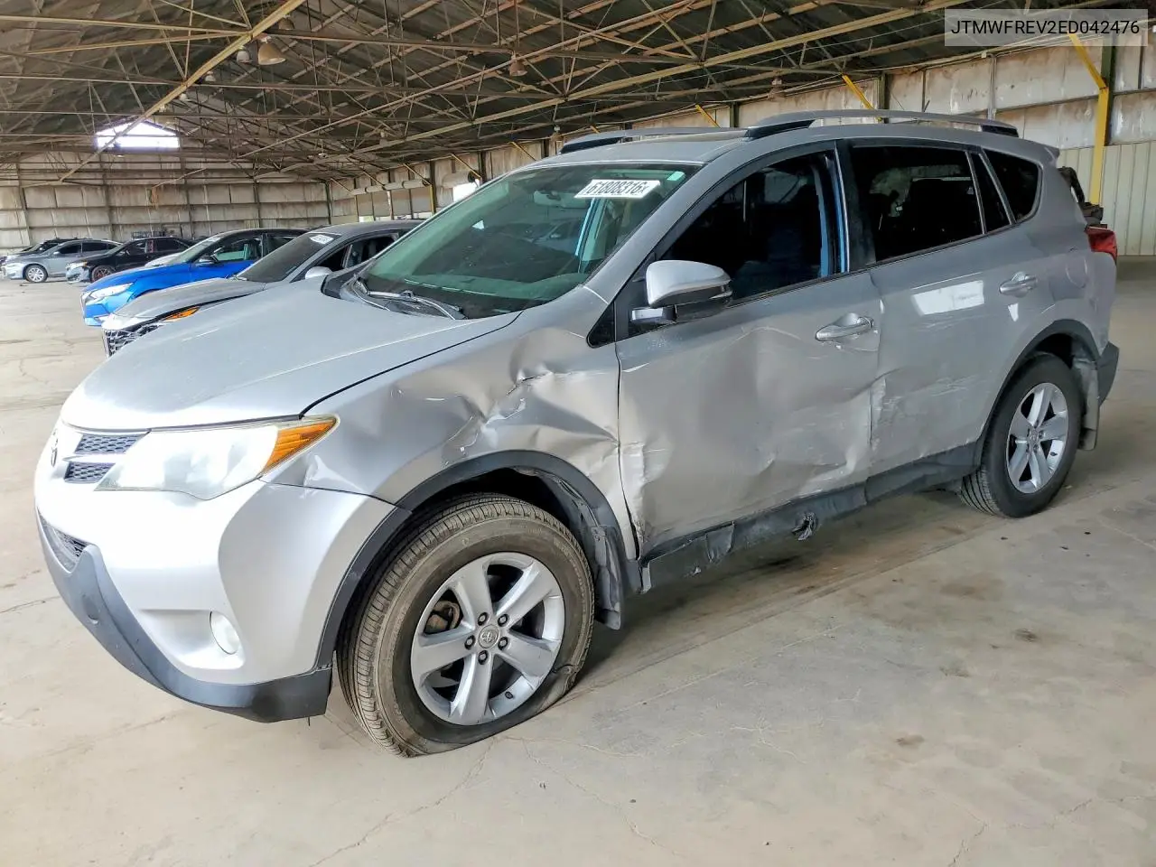 2014 Toyota Rav4 Xle VIN: JTMWFREV2ED042476 Lot: 61808316