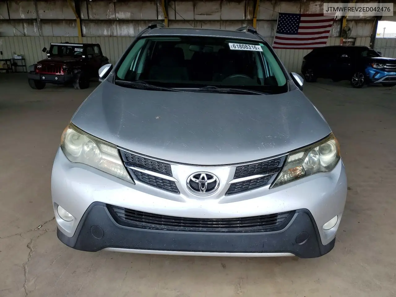 2014 Toyota Rav4 Xle VIN: JTMWFREV2ED042476 Lot: 61808316