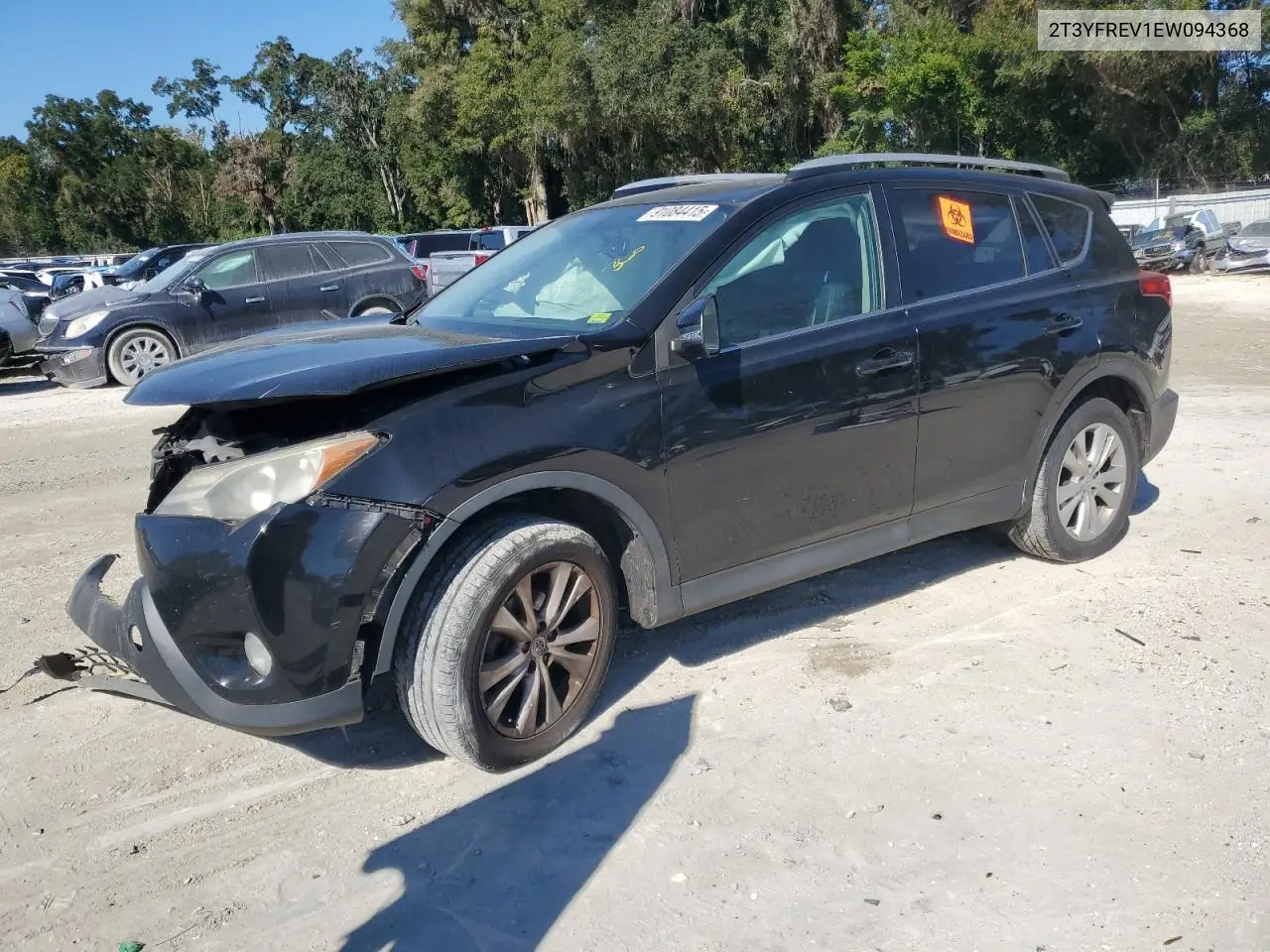 2014 Toyota Rav4 Limited VIN: 2T3YFREV1EW094368 Lot: 91084415