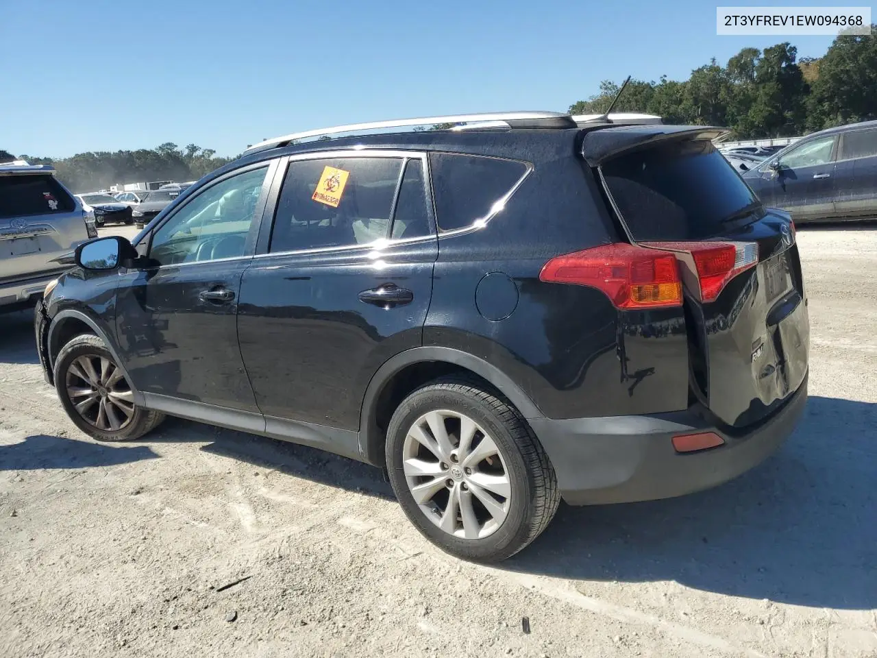 2014 Toyota Rav4 Limited VIN: 2T3YFREV1EW094368 Lot: 91084415