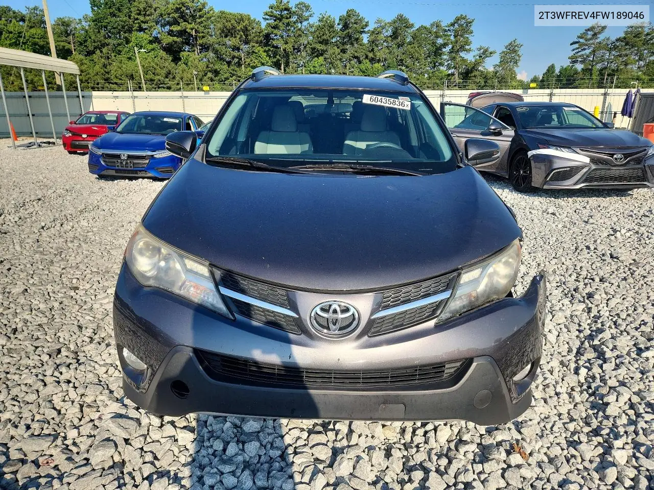 2015 Toyota Rav4 Xle VIN: 2T3WFREV4FW189046 Lot: 60435836