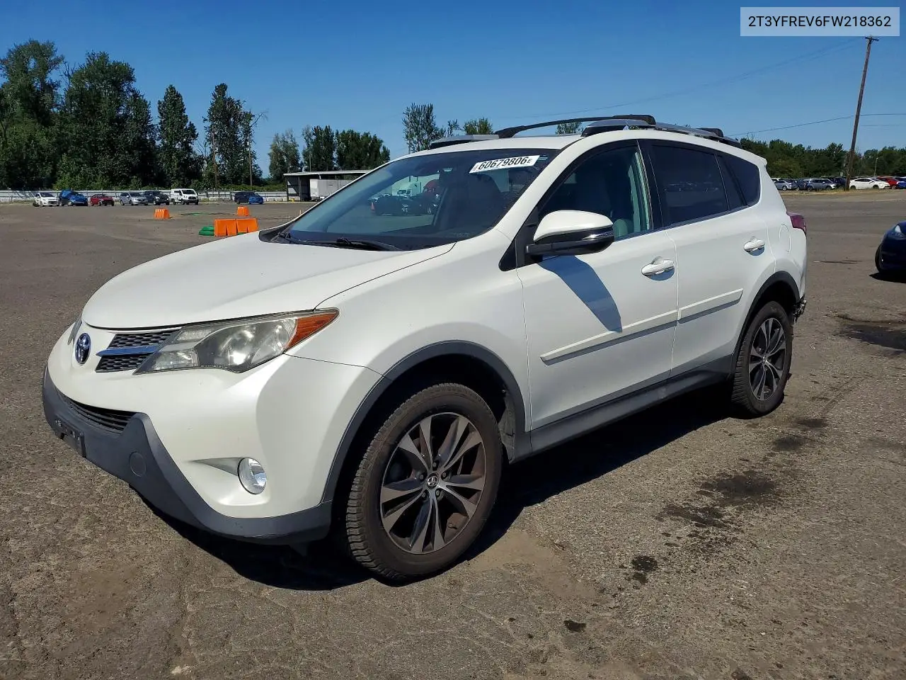 2015 Toyota Rav4 Limited VIN: 2T3YFREV6FW218362 Lot: 60679806