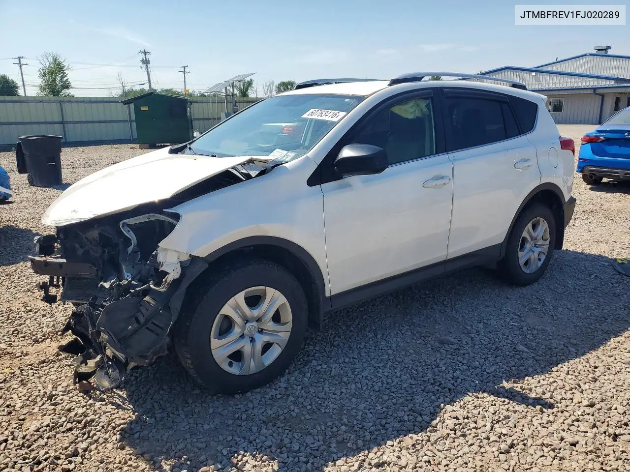 2015 Toyota Rav4 Le VIN: JTMBFREV1FJ020289 Lot: 60763416