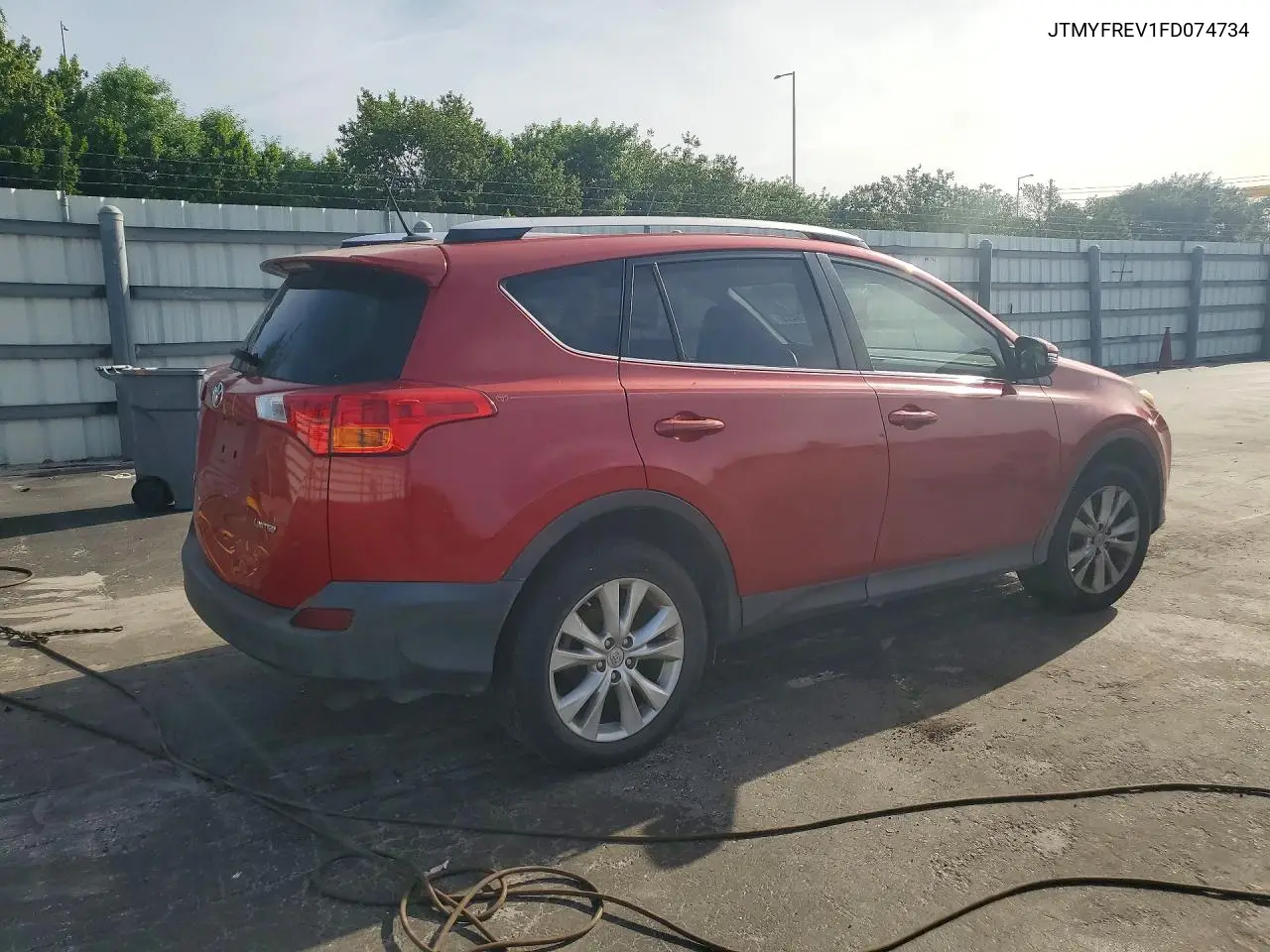 2015 Toyota Rav4 Limited VIN: JTMYFREV1FD074734 Lot: 60979226