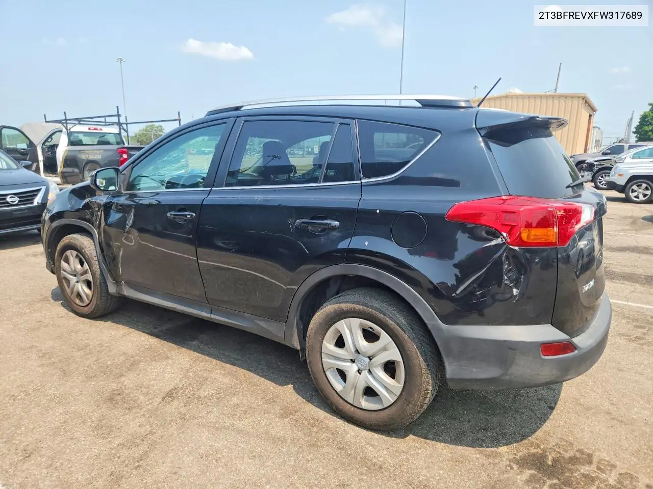 2015 Toyota Rav4 Le VIN: 2T3BFREVXFW317689 Lot: 61087576