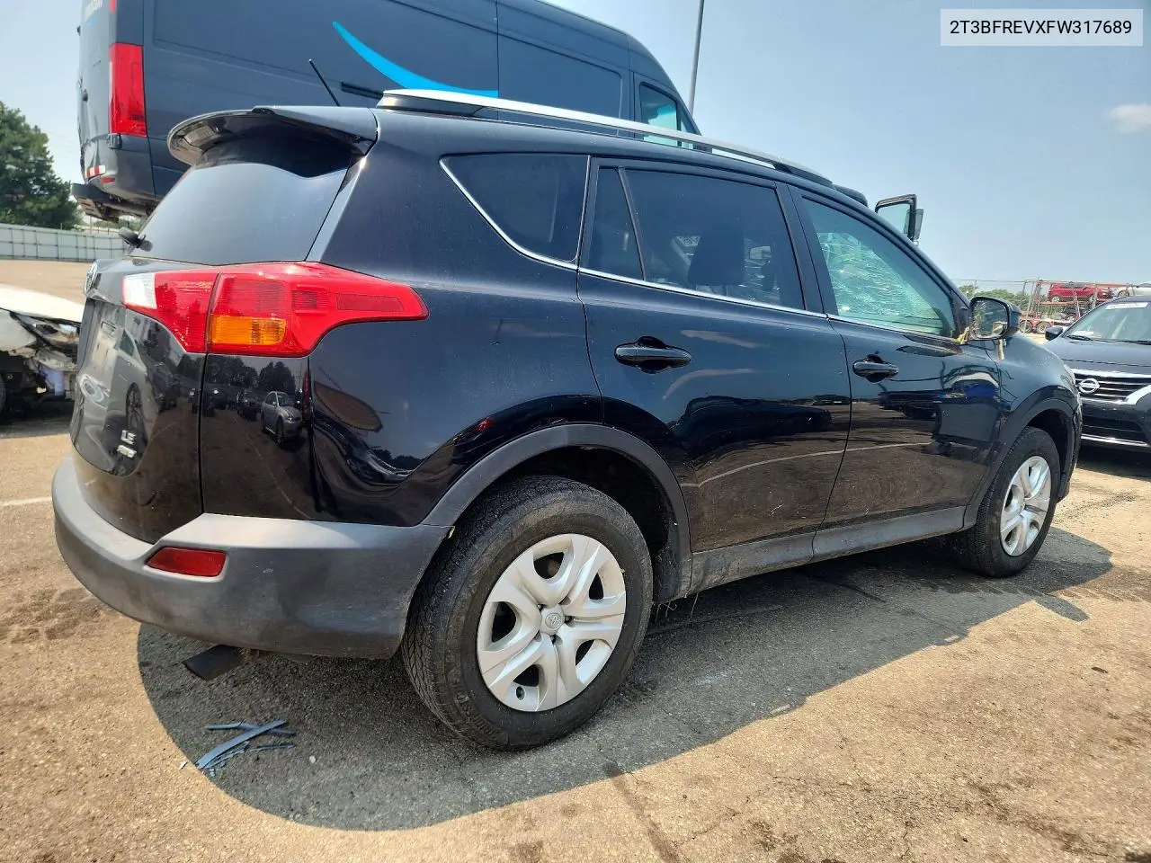 2015 Toyota Rav4 Le VIN: 2T3BFREVXFW317689 Lot: 61087576