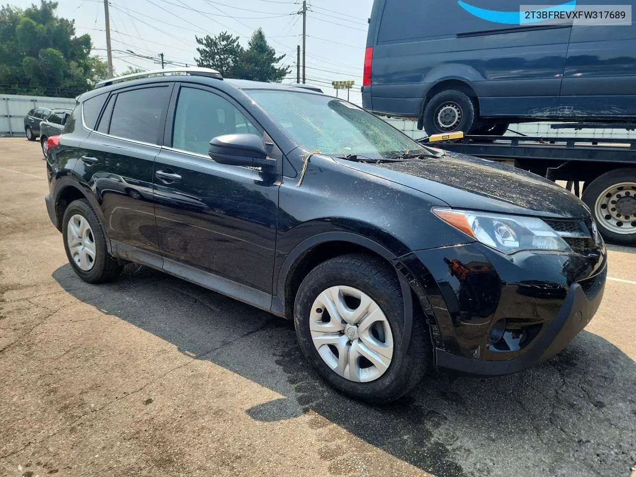 2015 Toyota Rav4 Le VIN: 2T3BFREVXFW317689 Lot: 61087576