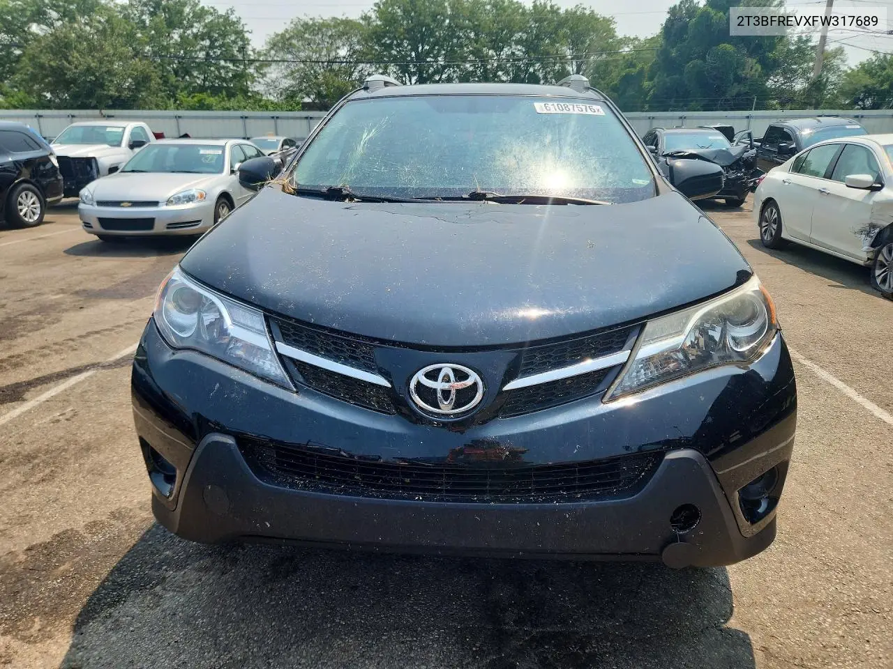 2015 Toyota Rav4 Le VIN: 2T3BFREVXFW317689 Lot: 61087576