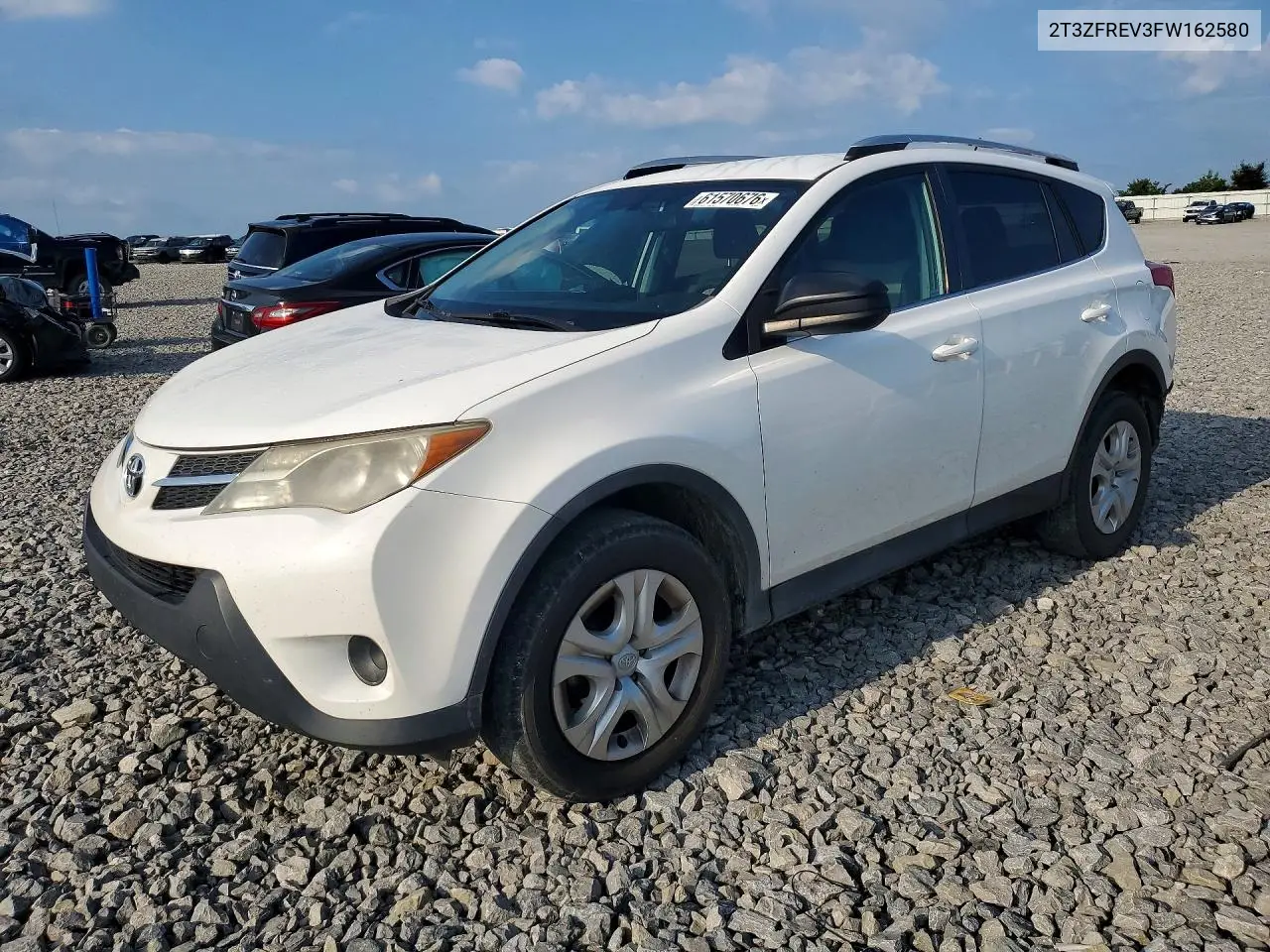2015 Toyota Rav4 Le VIN: 2T3ZFREV3FW162580 Lot: 61570676