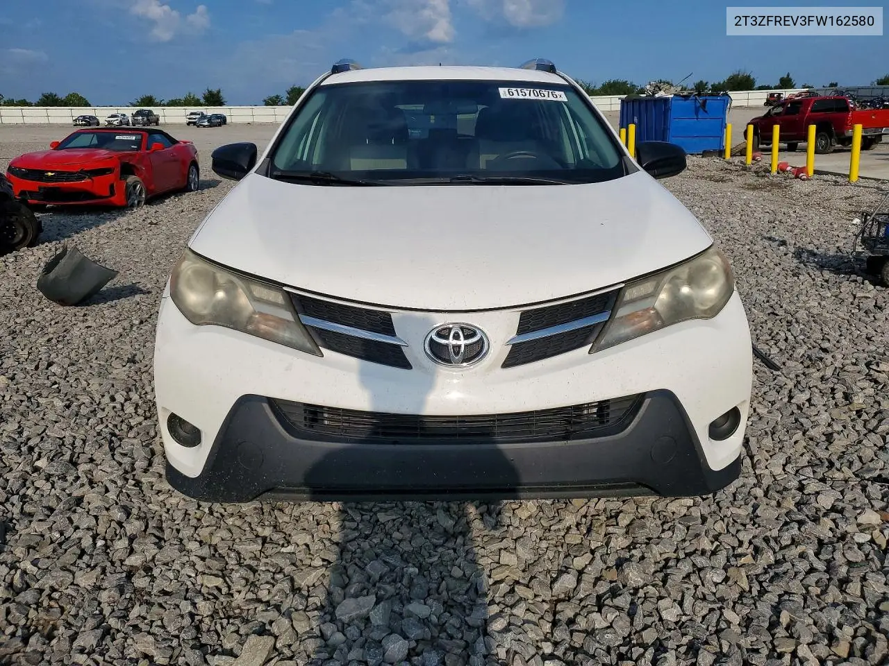 2015 Toyota Rav4 Le VIN: 2T3ZFREV3FW162580 Lot: 61570676