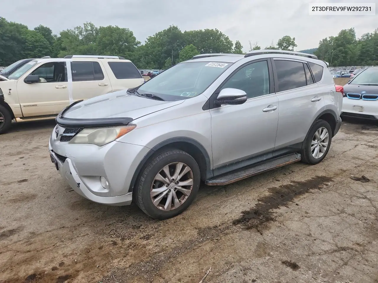 2015 Toyota Rav4 Limited VIN: 2T3DFREV9FW292731 Lot: 61572646