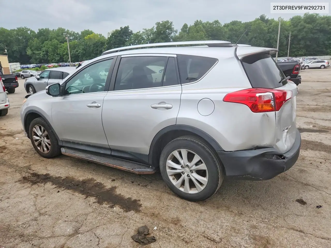 2015 Toyota Rav4 Limited VIN: 2T3DFREV9FW292731 Lot: 61572646