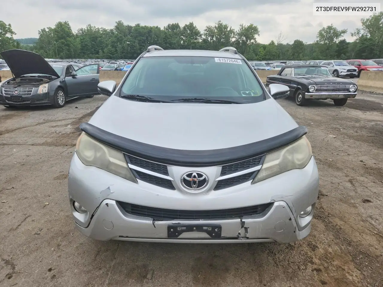 2015 Toyota Rav4 Limited VIN: 2T3DFREV9FW292731 Lot: 61572646