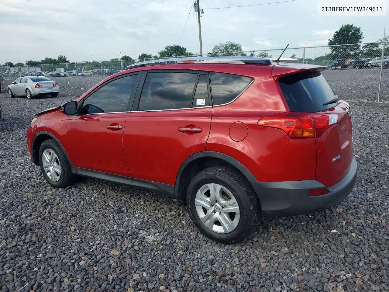 2015 Toyota Rav4 Le VIN: 2T3BFREV1FW349611 Lot: 61603796