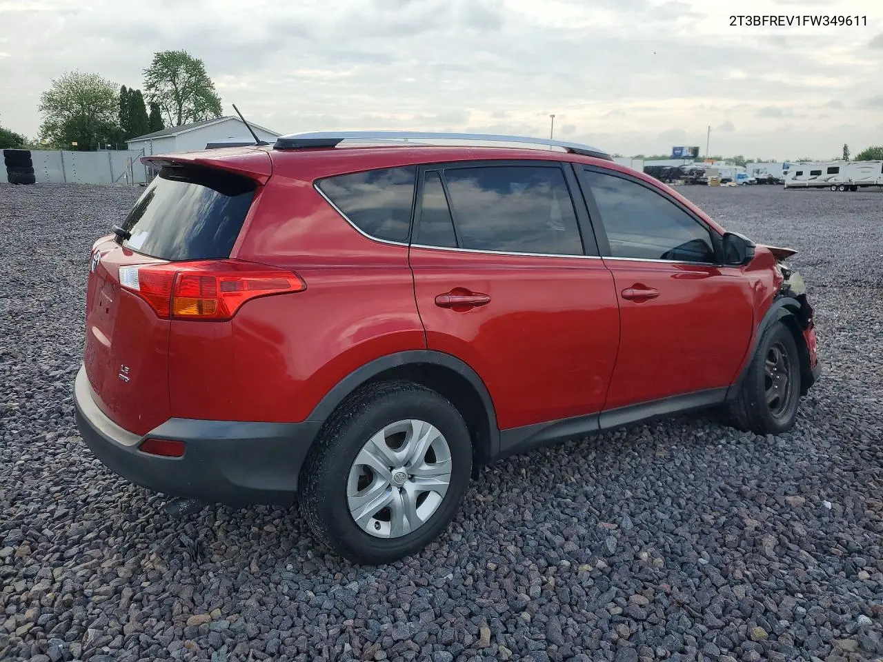 2015 Toyota Rav4 Le VIN: 2T3BFREV1FW349611 Lot: 61603796