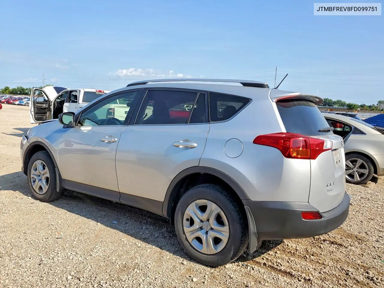 2015 Toyota Rav4 Le VIN: JTMBFREV8FD099751 Lot: 62110226