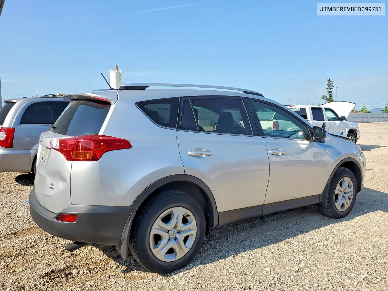 2015 Toyota Rav4 Le VIN: JTMBFREV8FD099751 Lot: 62110226