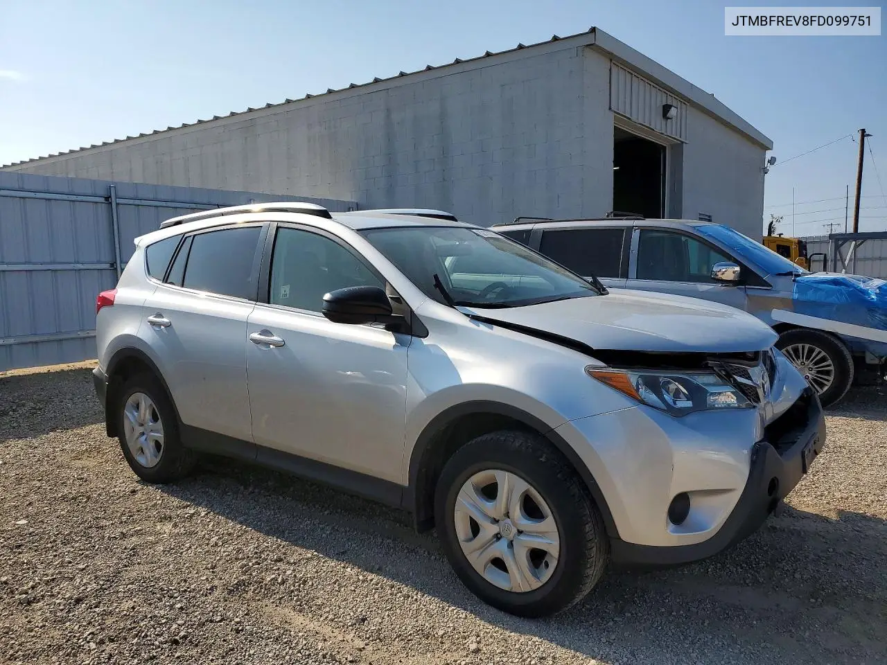 2015 Toyota Rav4 Le VIN: JTMBFREV8FD099751 Lot: 62110226