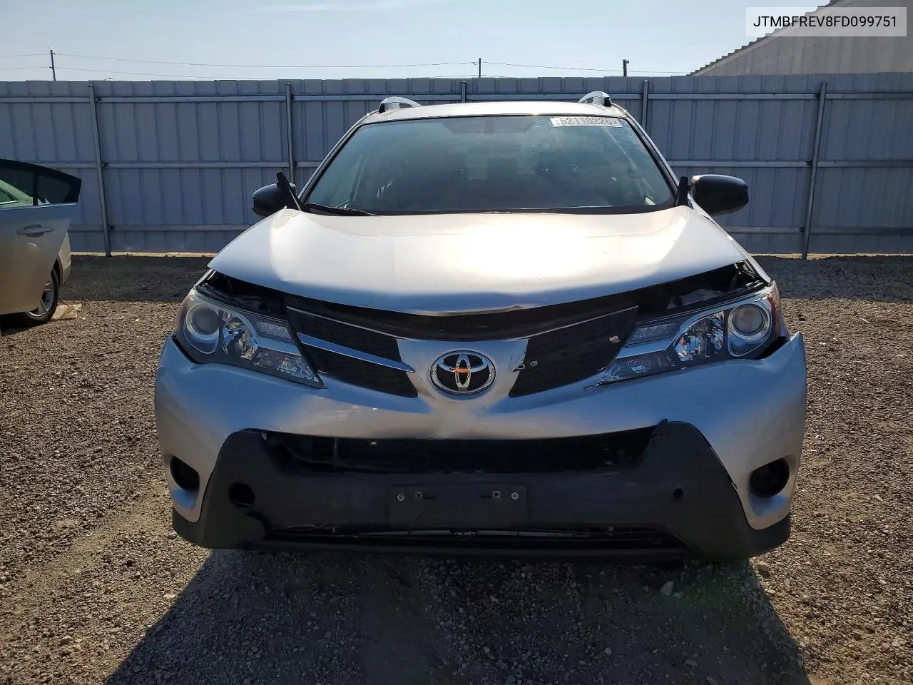 2015 Toyota Rav4 Le VIN: JTMBFREV8FD099751 Lot: 62110226