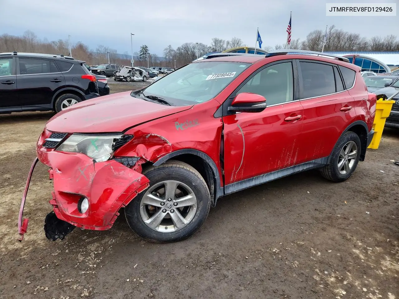 2015 Toyota Rav4 Xle VIN: JTMRFREV8FD129426 Lot: 77328045