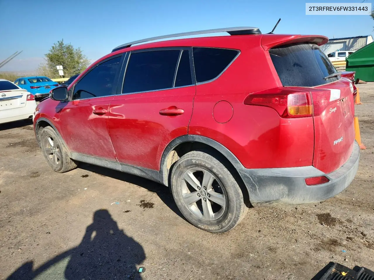 2T3RFREV6FW331443 2015 Toyota Rav4 Xle