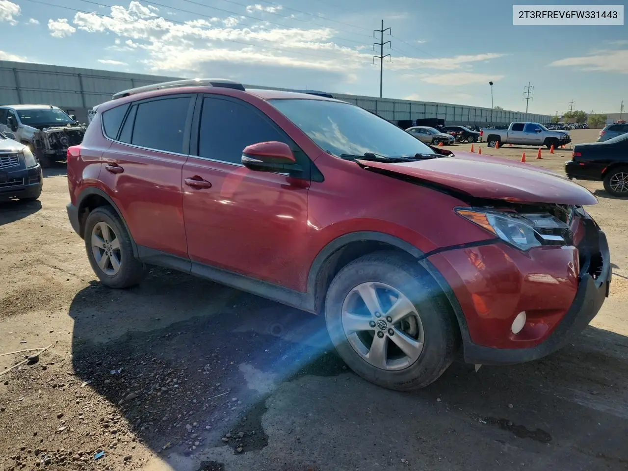 2T3RFREV6FW331443 2015 Toyota Rav4 Xle