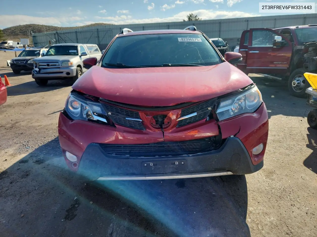 2T3RFREV6FW331443 2015 Toyota Rav4 Xle
