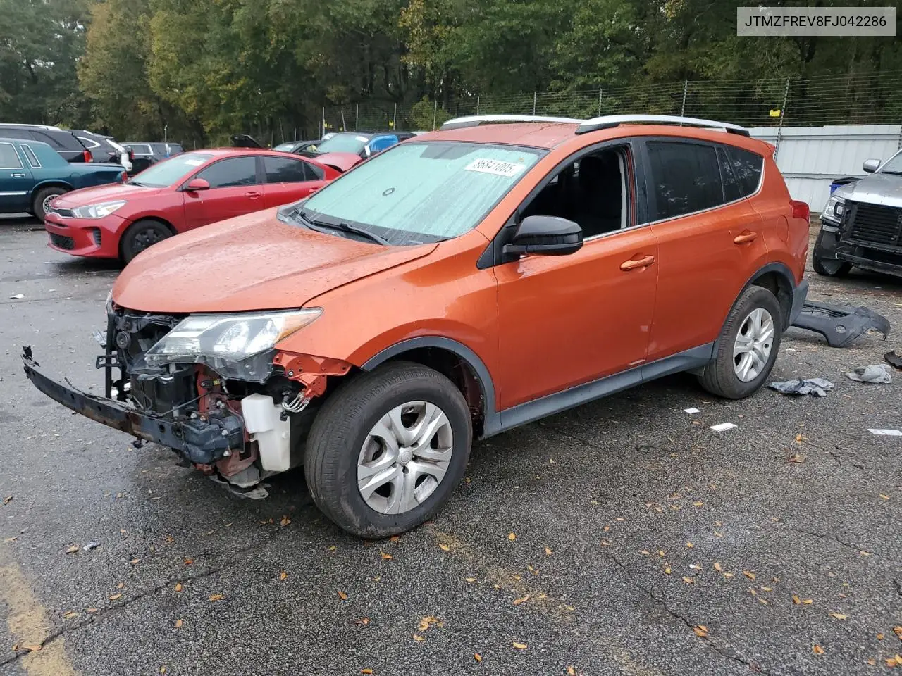 JTMZFREV8FJ042286 2015 Toyota Rav4 Le
