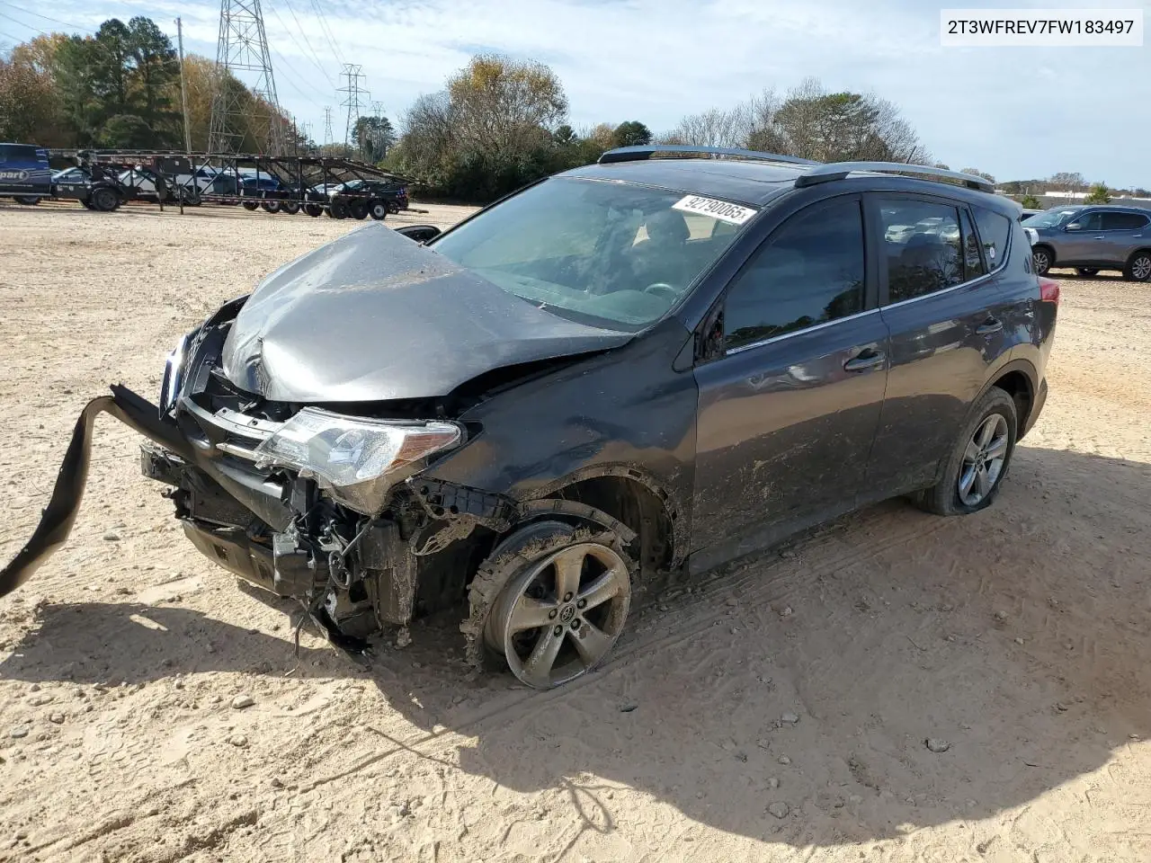 2T3WFREV7FW183497 2015 Toyota Rav4 Xle