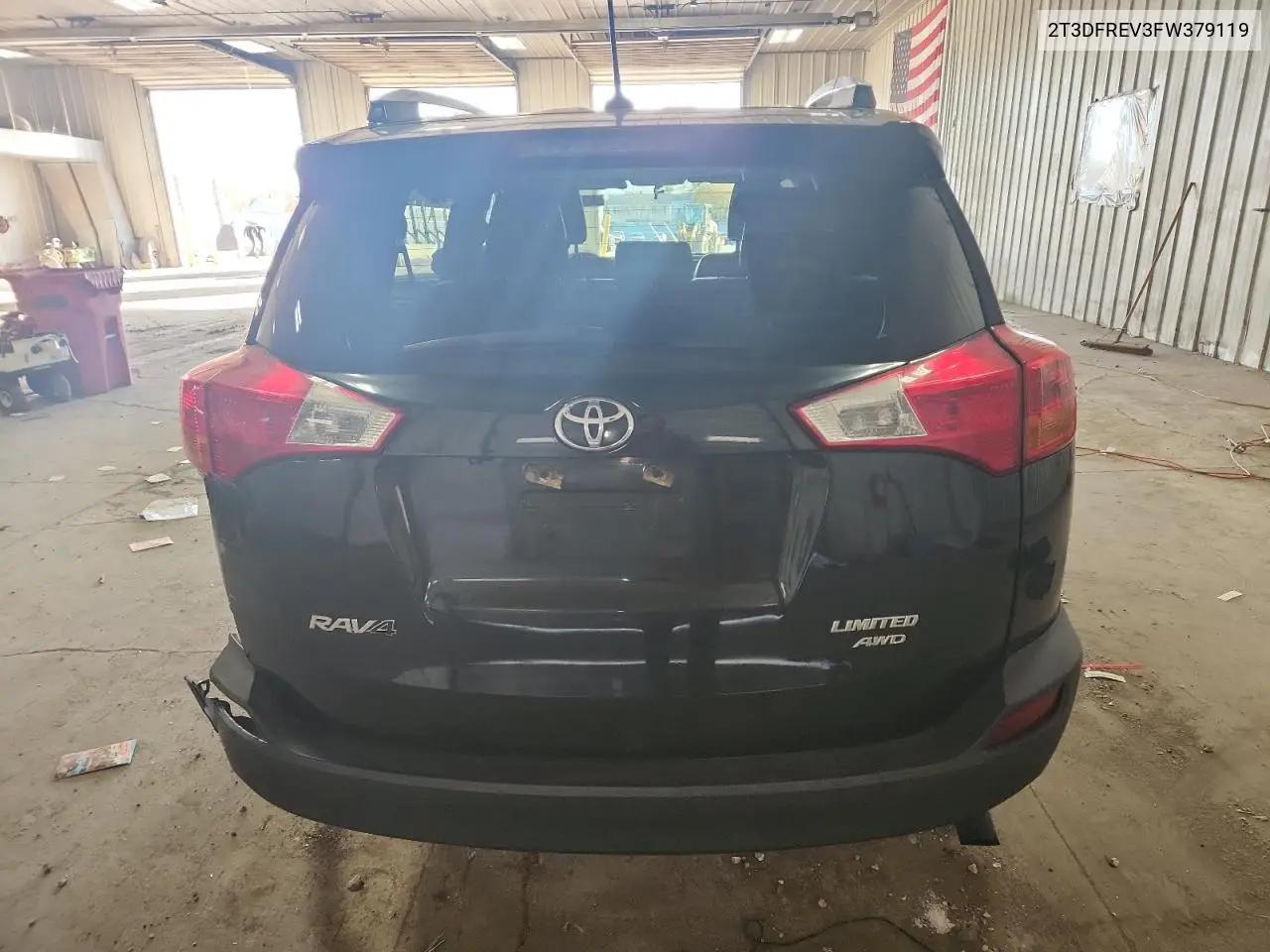 2T3DFREV3FW379119 2015 Toyota Rav4 Limited