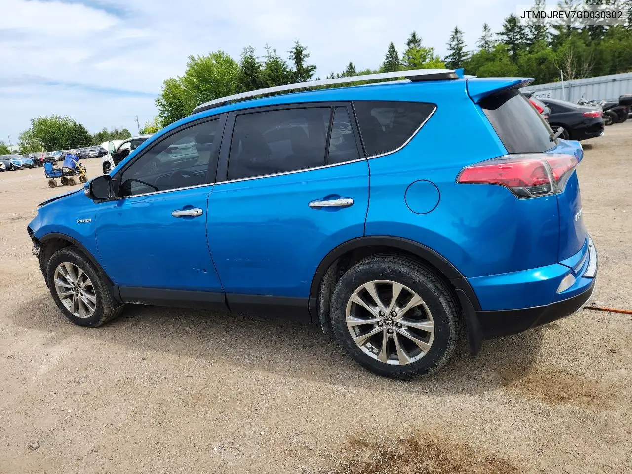 2016 Toyota Rav4 Hv Limited VIN: JTMDJREV7GD030302 Lot: 57872196