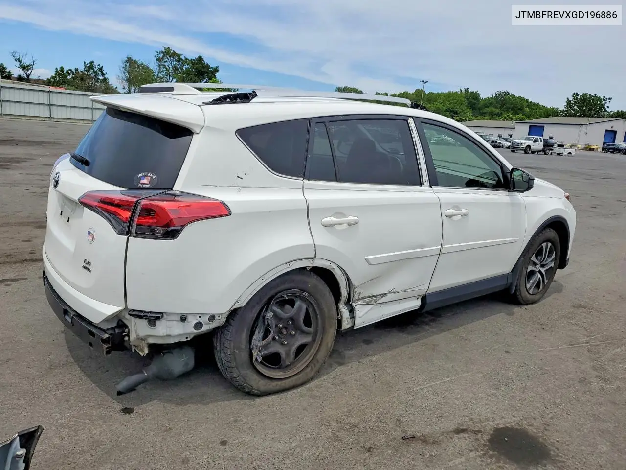 2016 Toyota Rav4 Le VIN: JTMBFREVXGD196886 Lot: 58250576