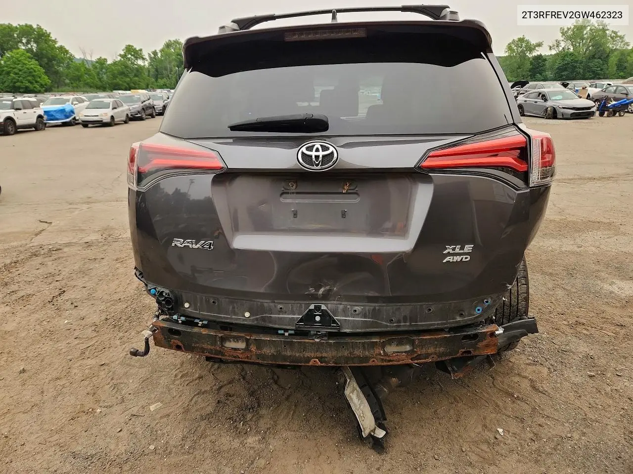 2016 Toyota Rav4 Xle VIN: 2T3RFREV2GW462323 Lot: 61133006