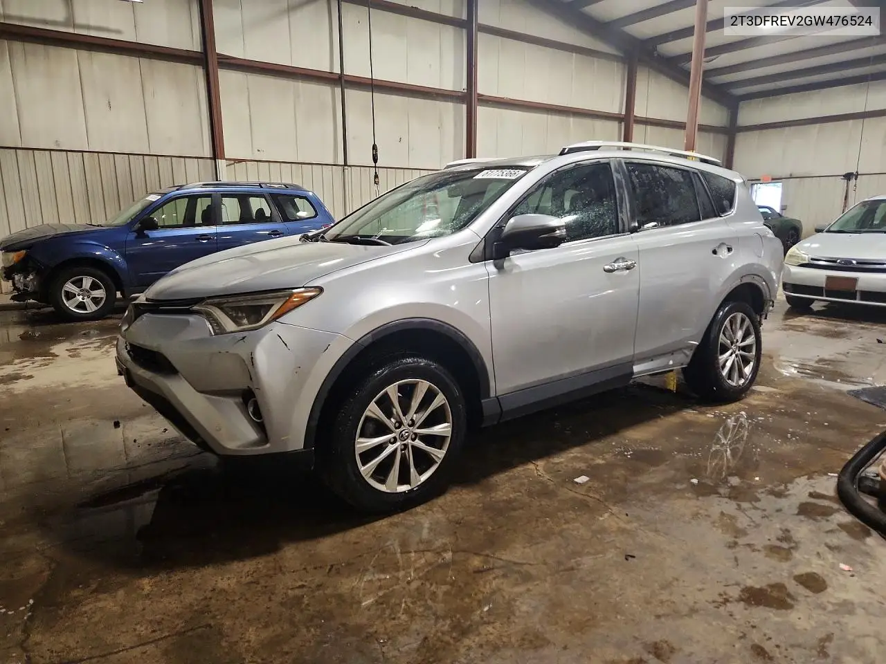 2016 Toyota Rav4 Limited VIN: 2T3DFREV2GW476524 Lot: 61775366