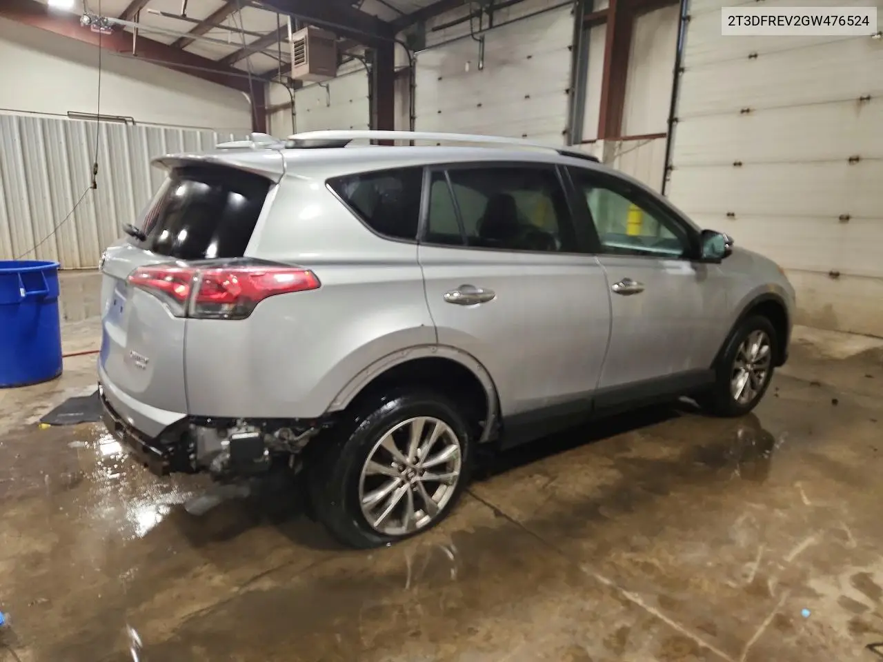 2016 Toyota Rav4 Limited VIN: 2T3DFREV2GW476524 Lot: 61775366