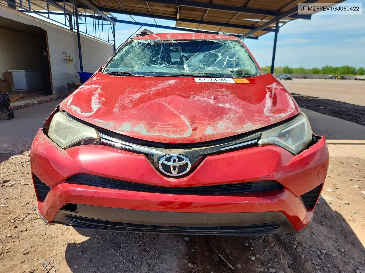 2016 Toyota Rav4 Le VIN: JTMZFREV1GJ060422 Lot: 61778346
