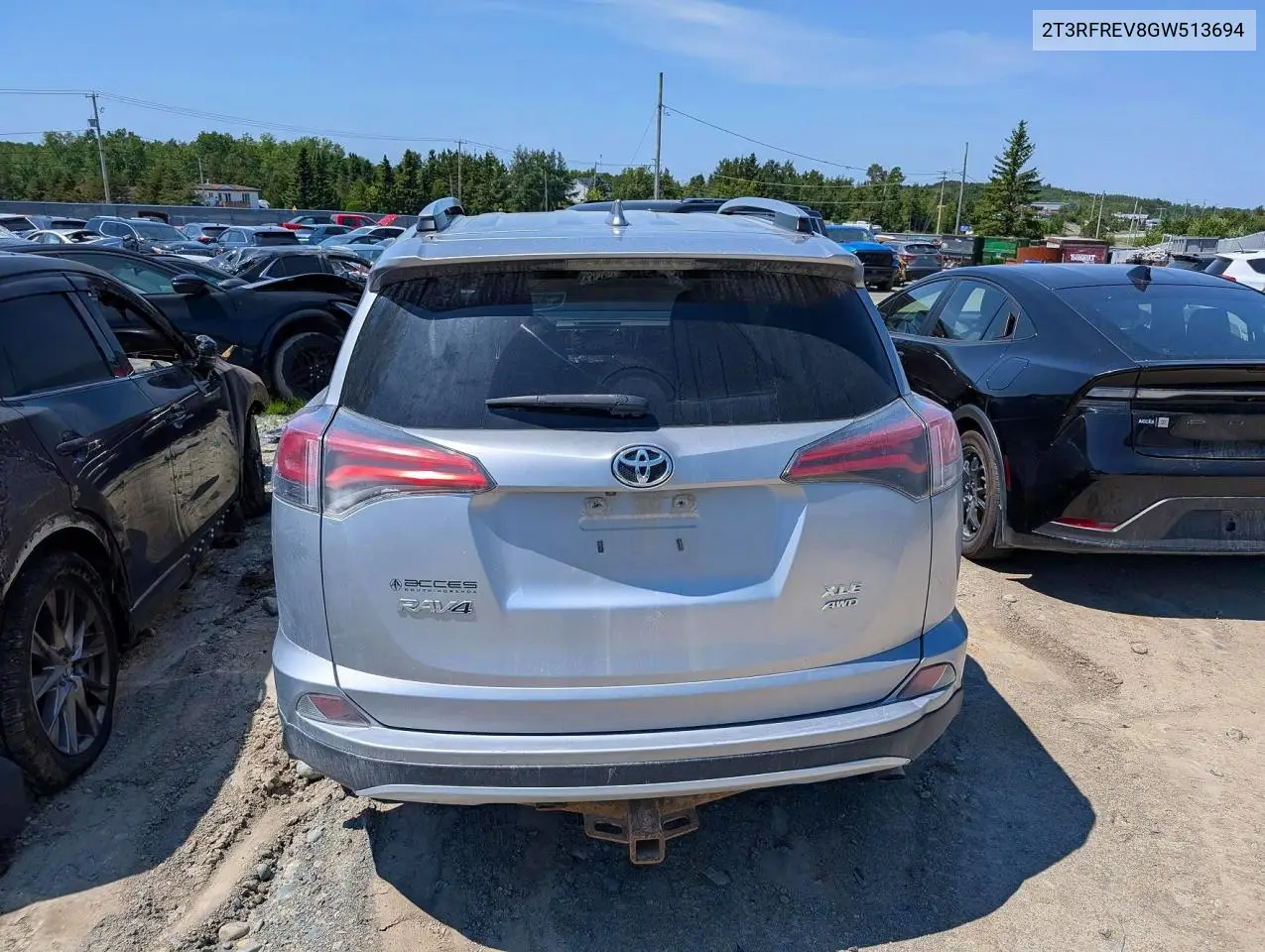 2016 Toyota Rav4 Xle VIN: 2T3RFREV8GW513694 Lot: 77247605