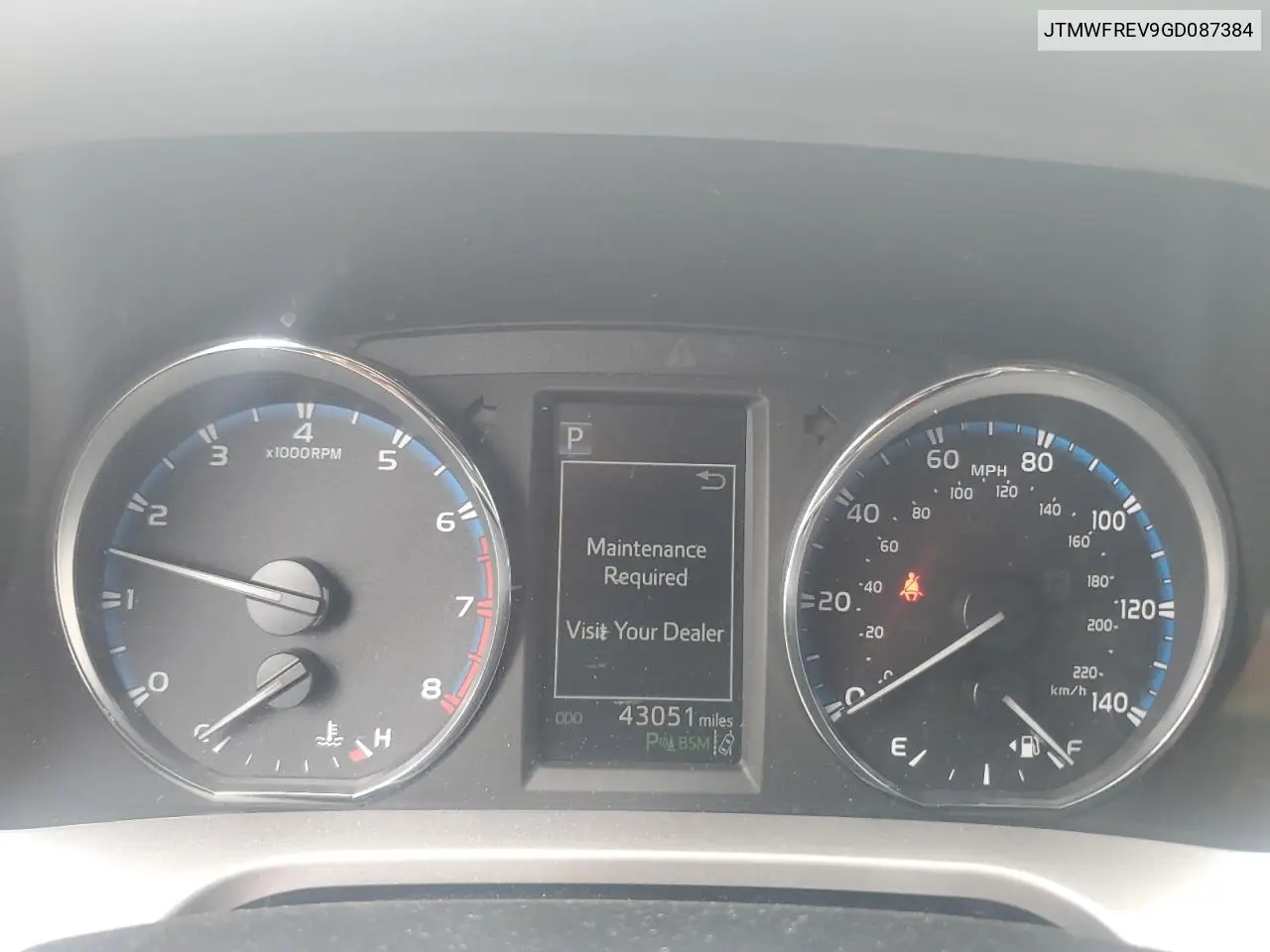 JTMWFREV9GD087384 2016 Toyota Rav4 Xle