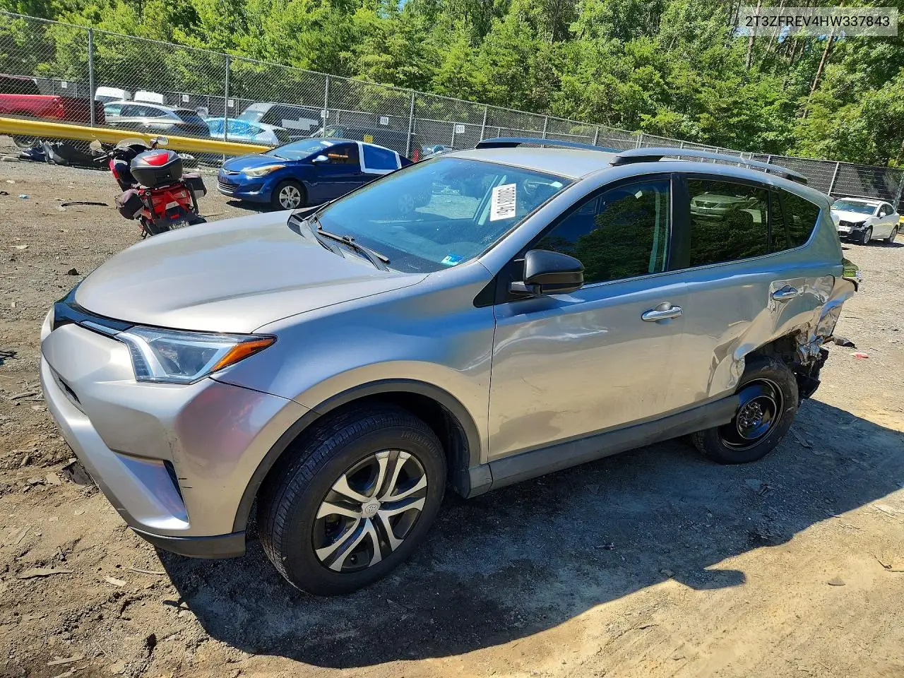 2017 Toyota Rav4 Le VIN: 2T3ZFREV4HW337843 Lot: 58008146